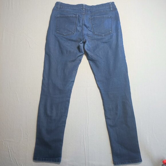 Parasuco jeans straight leg classic women's size 30 ink blue stretch - Picture 3 of 11